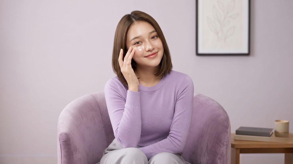 口コミで語られる使用感を紹介する女性